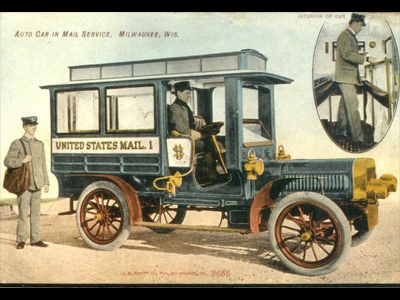 1907 Mail Sorter Truck