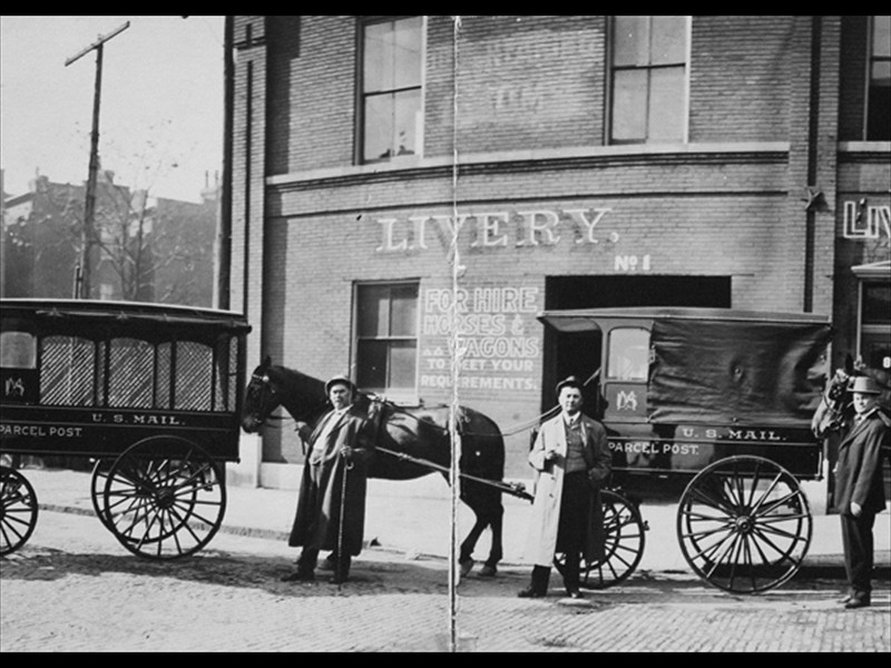 1915 Parcel Post Wagons St Louis