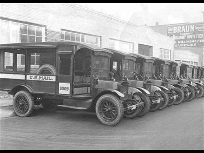 1919 Ford Postal trucks Washington DC