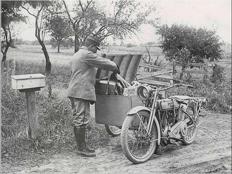 1919 HD Mail Motorcycle